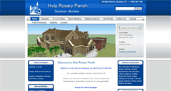 Desktop Screenshot of holyrosarybozeman.org